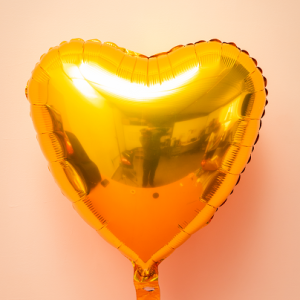 Variedad de Globo Metálico Corazón