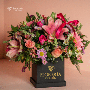 Caja de Flor Variada (Negra)