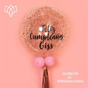 Globo 24'' Personalizado Rosa