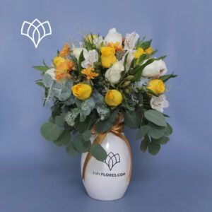 Florero 24 Rosas Amarillas