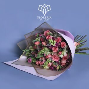 Ramo de Rosas con Tulipanes