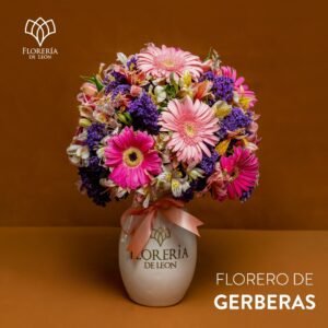Florero 12 Gerberas