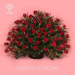 Canasta 50 Rosas