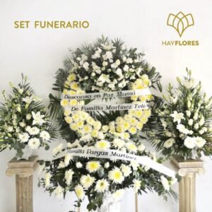 Set de flores fúnebre