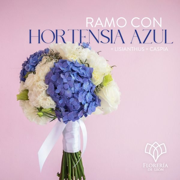 Ramo con Hortensias azul