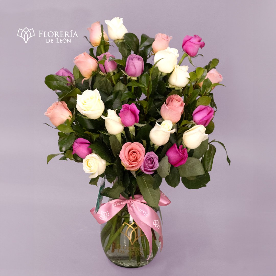 florero 24 rosas pastel (1)